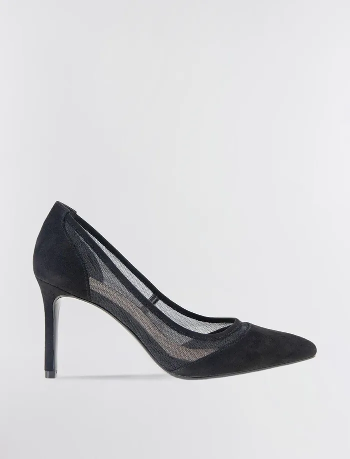 Women BCBGeneration BCBG Black Asher Pump Heel Black Microsuede