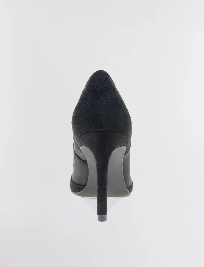 Women BCBGeneration BCBG Black Asher Pump Heel Black Microsuede