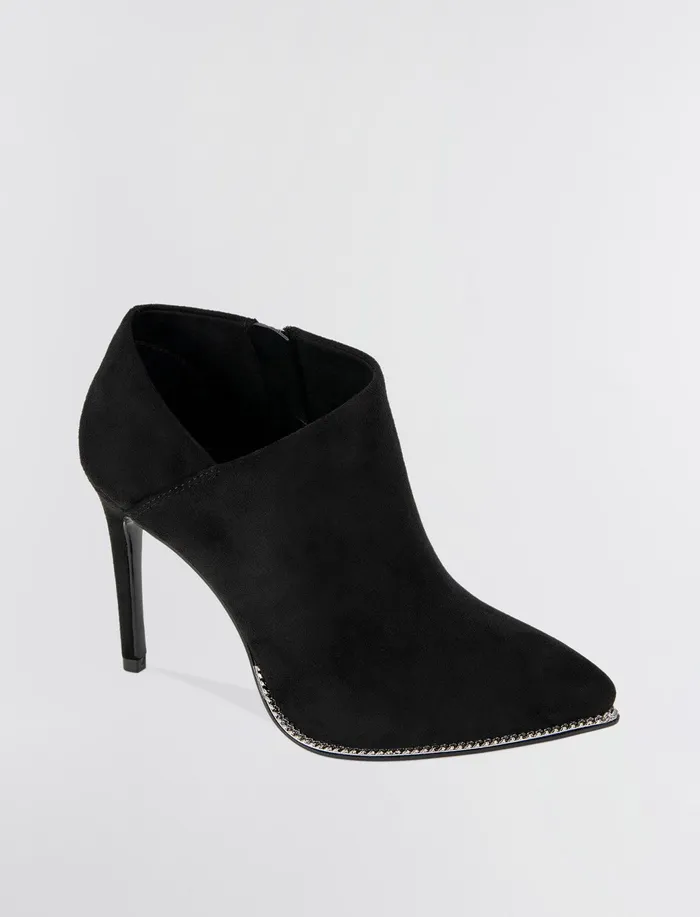 Women BCBGeneration BCBG Black Microsuede Hadix Shootie Black Microsuede