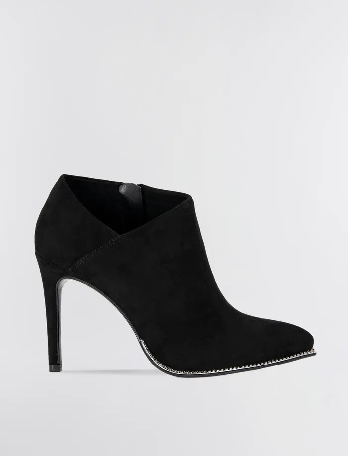 Women BCBGeneration BCBG Black Microsuede Hadix Shootie Black Microsuede