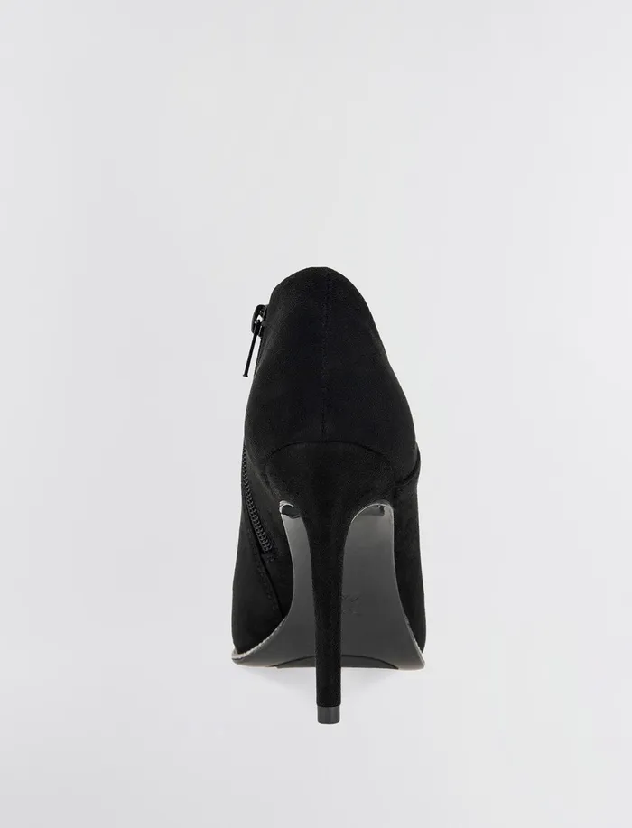 Women BCBGeneration BCBG Black Microsuede Hadix Shootie Black Microsuede