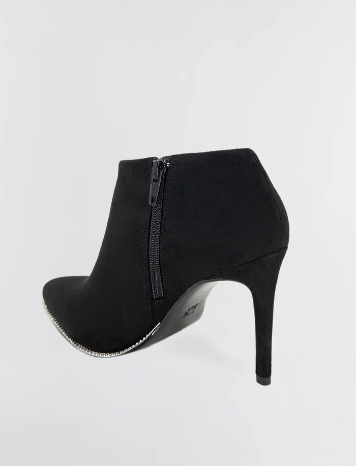 Women BCBGeneration BCBG Black Microsuede Hadix Shootie Black Microsuede
