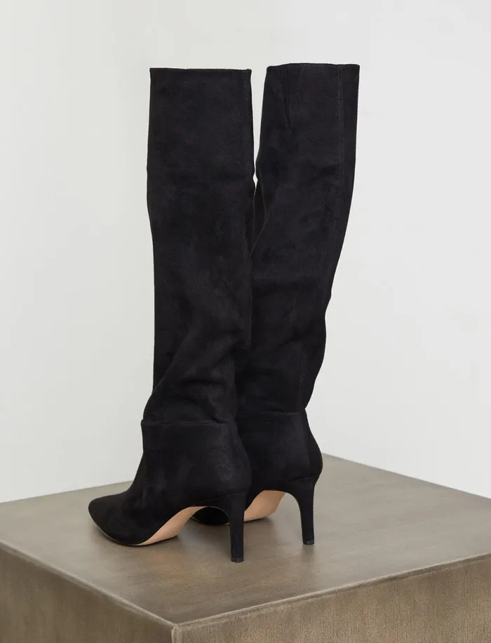 Women BCBGeneration BCBG Marlo Boot Black Micro Suede