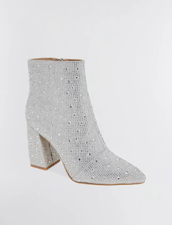 Women BCBGeneration BCBG Silver Briel Bootie Silver