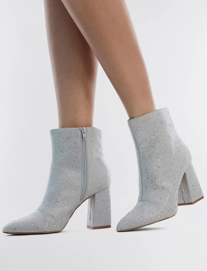 Women BCBGeneration BCBG Silver Briel Bootie Silver