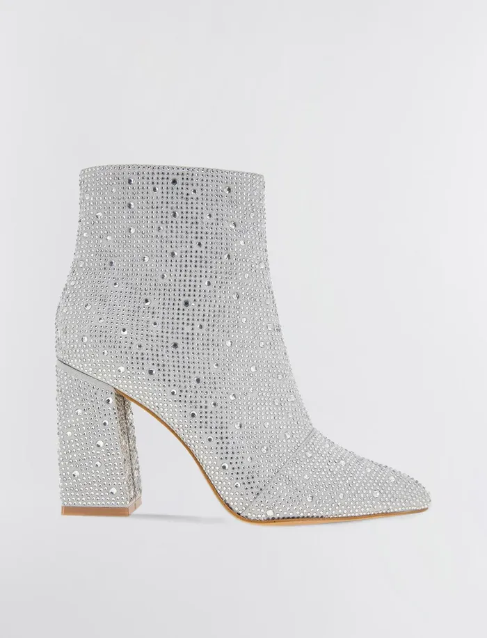 Women BCBGeneration BCBG Silver Briel Bootie Silver