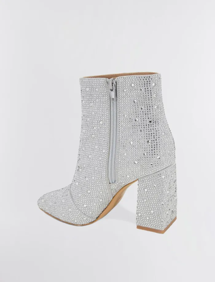 Women BCBGeneration BCBG Silver Briel Bootie Silver