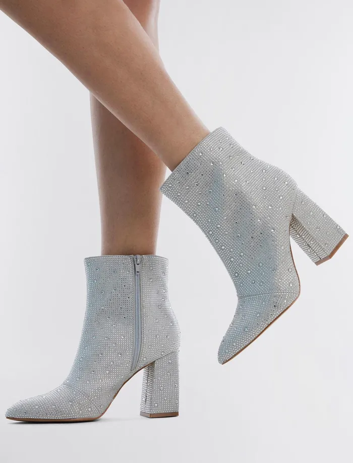 Women BCBGeneration BCBG Silver Briel Bootie Silver