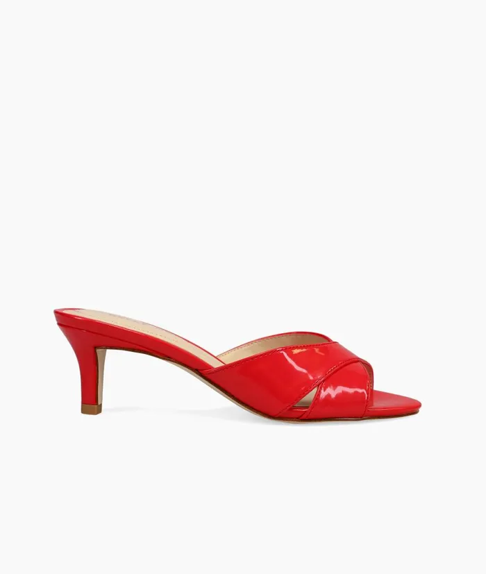 Women Bea Slide 8211 Flame Pelle Moda Low Heels