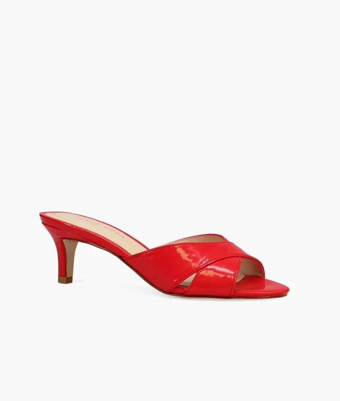 Women Bea Slide 8211 Flame Pelle Moda Low Heels Women Bea Slide 8211 Flame Pelle Moda Low Heels