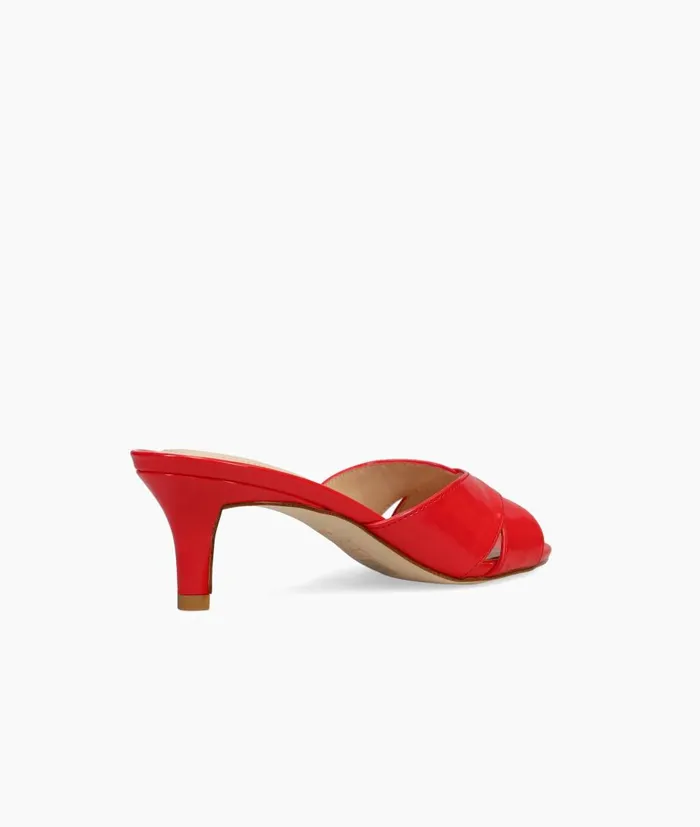 Women Bea Slide 8211 Flame Pelle Moda Low Heels Women Bea Slide 8211 Flame Pelle Moda Low Heels