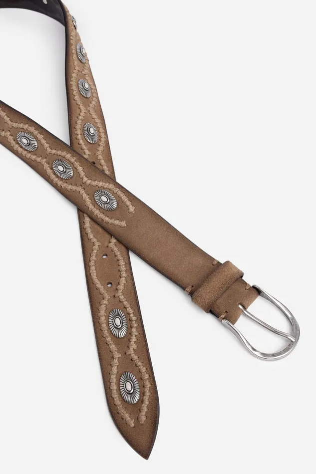 Women Belts Johnny Was SCOPPIARE ITALIAN LEATHER CONCH BELT Tan Women Belts Johnny Was SCOPPIARE ITALIAN LEATHER CONCH BELT Tan