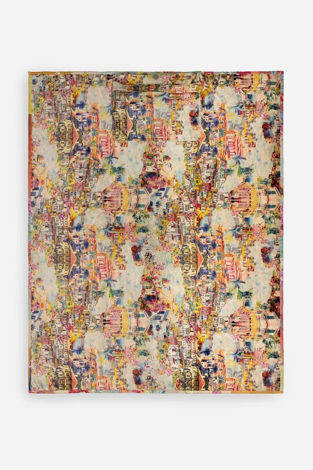 Women Blankets Johnny Was CANNES TRAVEL BLANKET Cannes Print