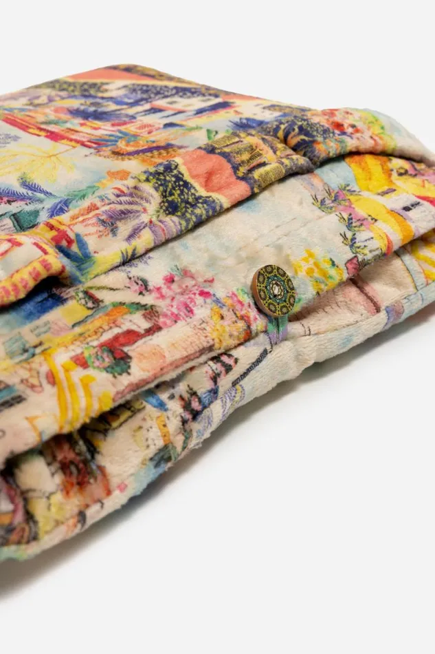 Women Blankets Johnny Was CANNES TRAVEL BLANKET Cannes Print