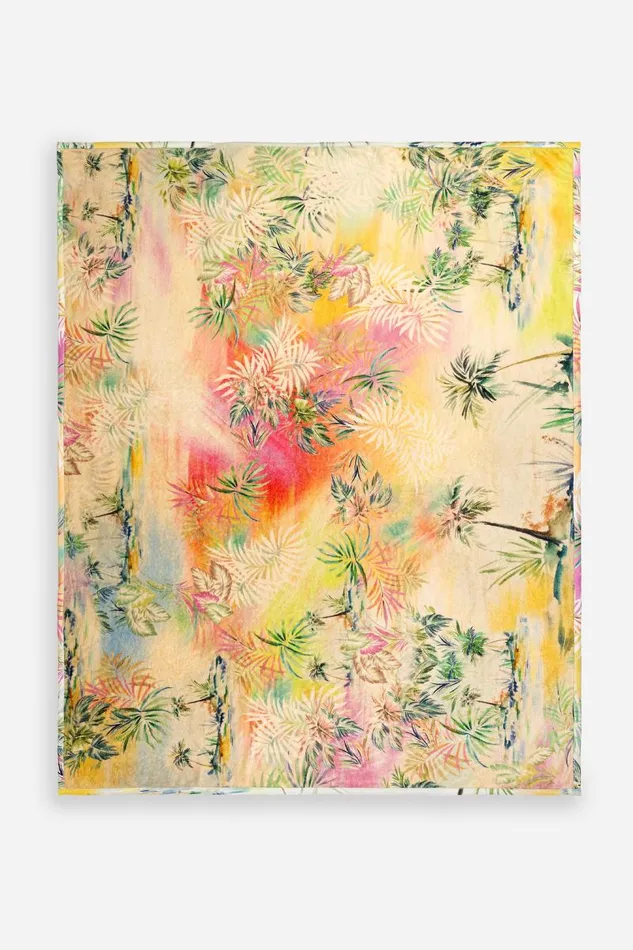 Women Blankets Johnny Was LE JARDIN TRAVEL BLANKET Le Jardin Scarf Print Women Blankets Johnny Was LE JARDIN TRAVEL BLANKET Le Jardin Scarf Print