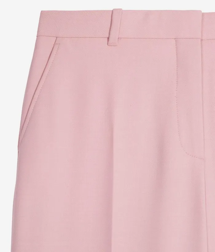 Women Blazers and Suits THE KOOPLES Pink Woolblend Suit Trousers