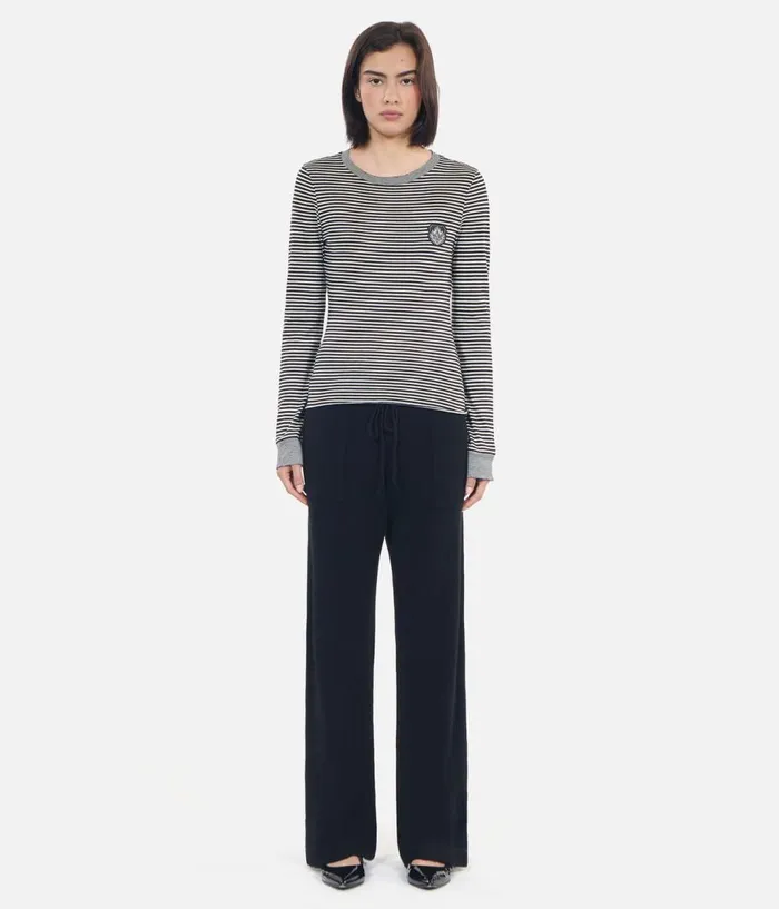 Women Blouses and Shirts THE KOOPLES Longsleeved Striped Tshirt Women Blouses and Shirts THE KOOPLES Longsleeved Striped Tshirt