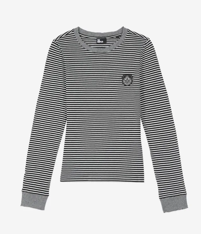 Women Blouses and Shirts THE KOOPLES Longsleeved Striped Tshirt Women Blouses and Shirts THE KOOPLES Longsleeved Striped Tshirt