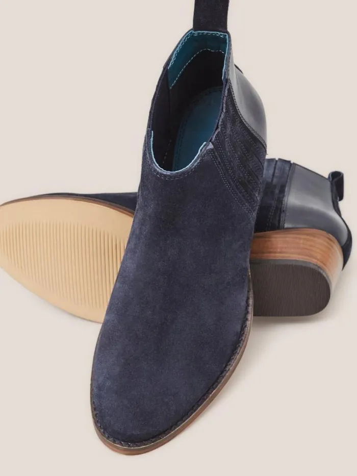 Women BOOTS White Stuff Winona Suede Ankle Boot Dark Navy Women BOOTS White Stuff Winona Suede Ankle Boot Dark Navy