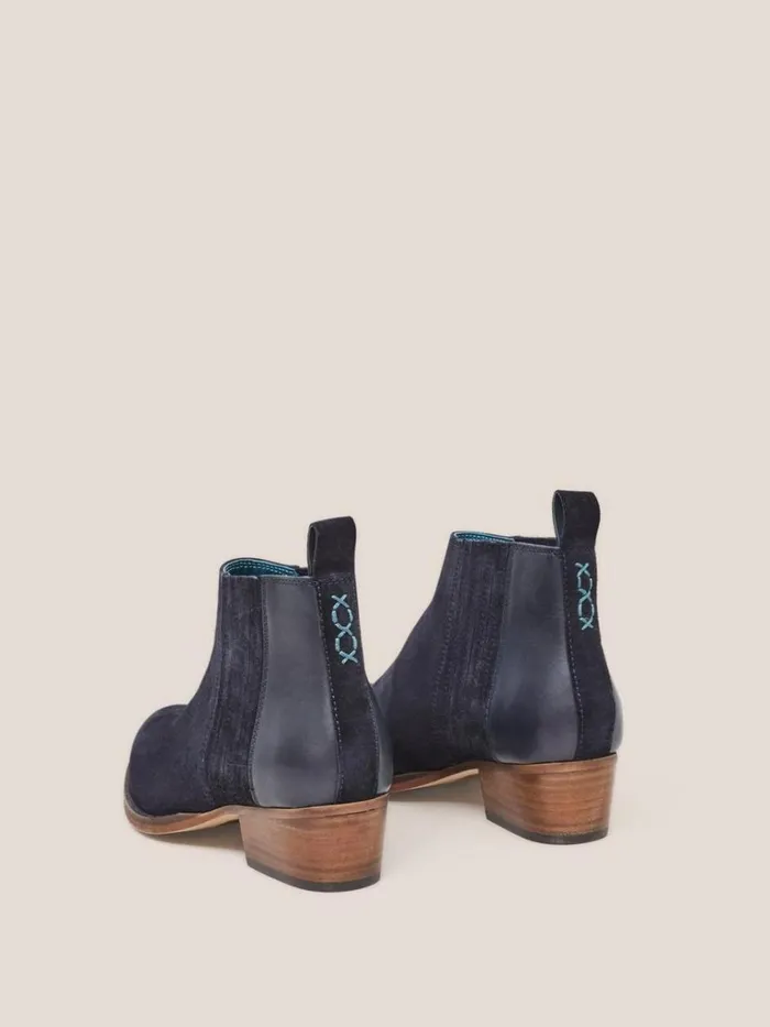 Women BOOTS White Stuff Winona Suede Ankle Boot Dark Navy Women BOOTS White Stuff Winona Suede Ankle Boot Dark Navy