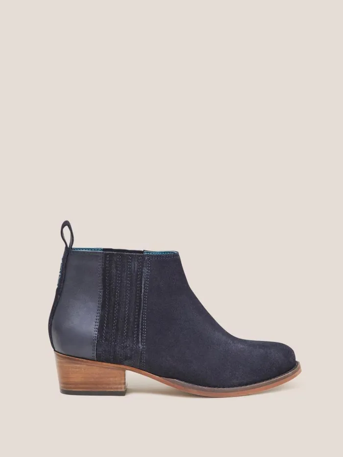 Women BOOTS White Stuff Winona Suede Ankle Boot Dark Navy Women BOOTS White Stuff Winona Suede Ankle Boot Dark Navy