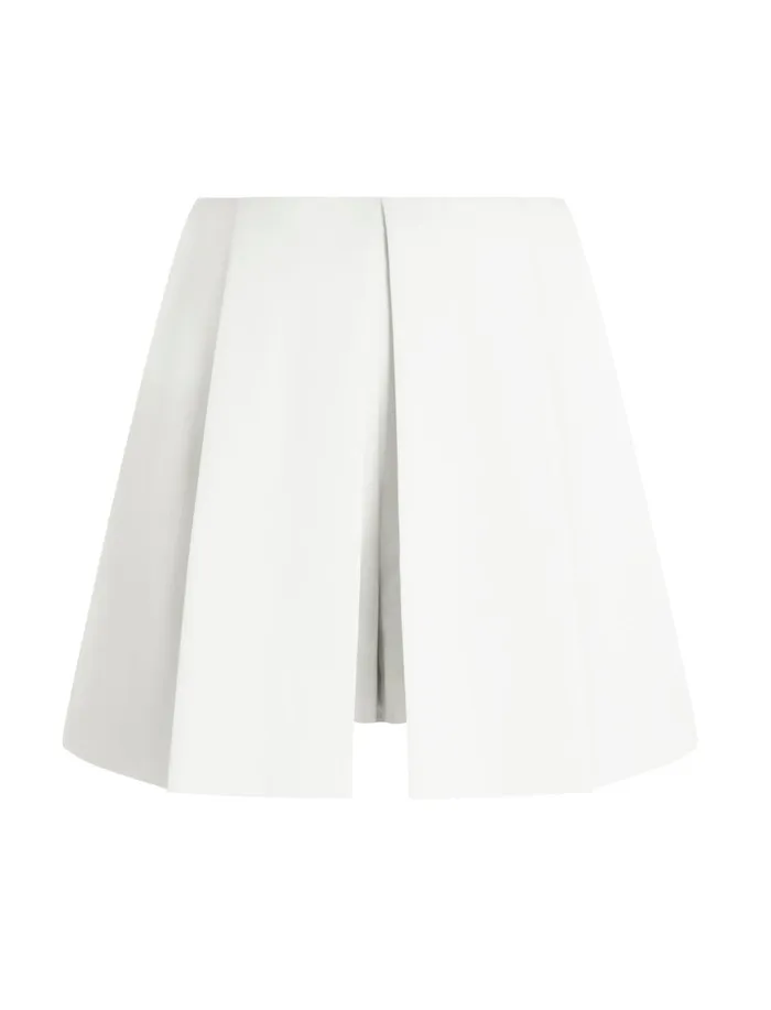 Women Bottoms BCBG Pleated Skort Gardenia