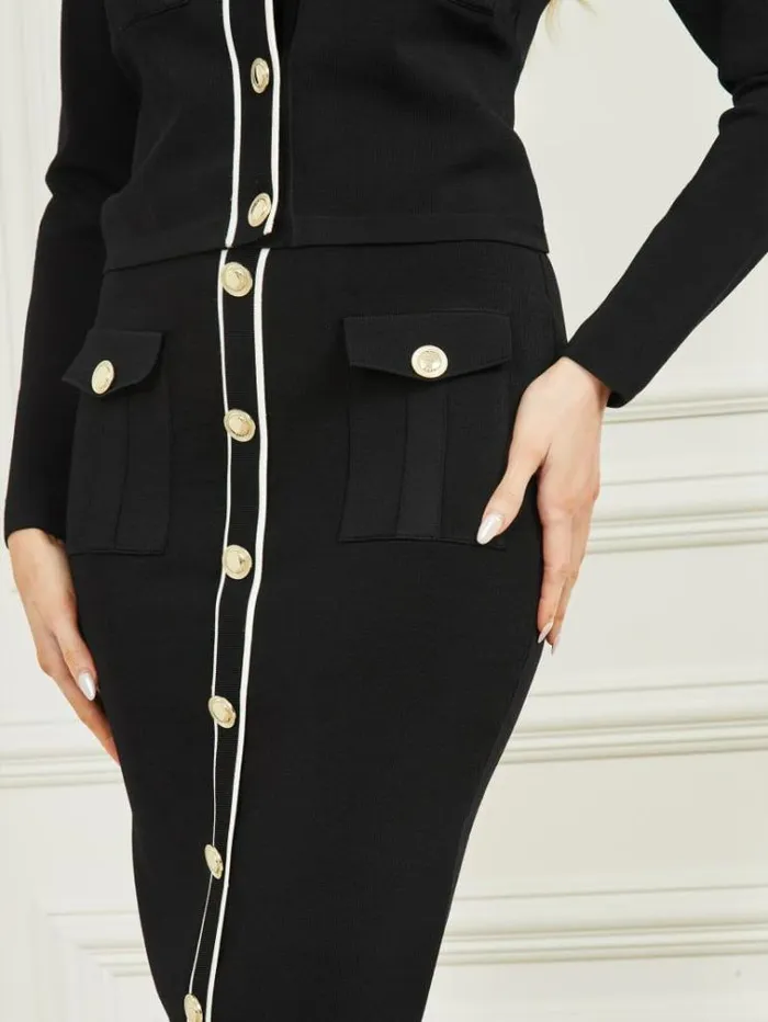 Women Bottoms Marciano Isa Bandage Skirt Black