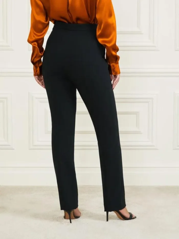 Women Bottoms Marciano Logan Straight Leg Pant Black Women Bottoms Marciano Logan Straight Leg Pant Black