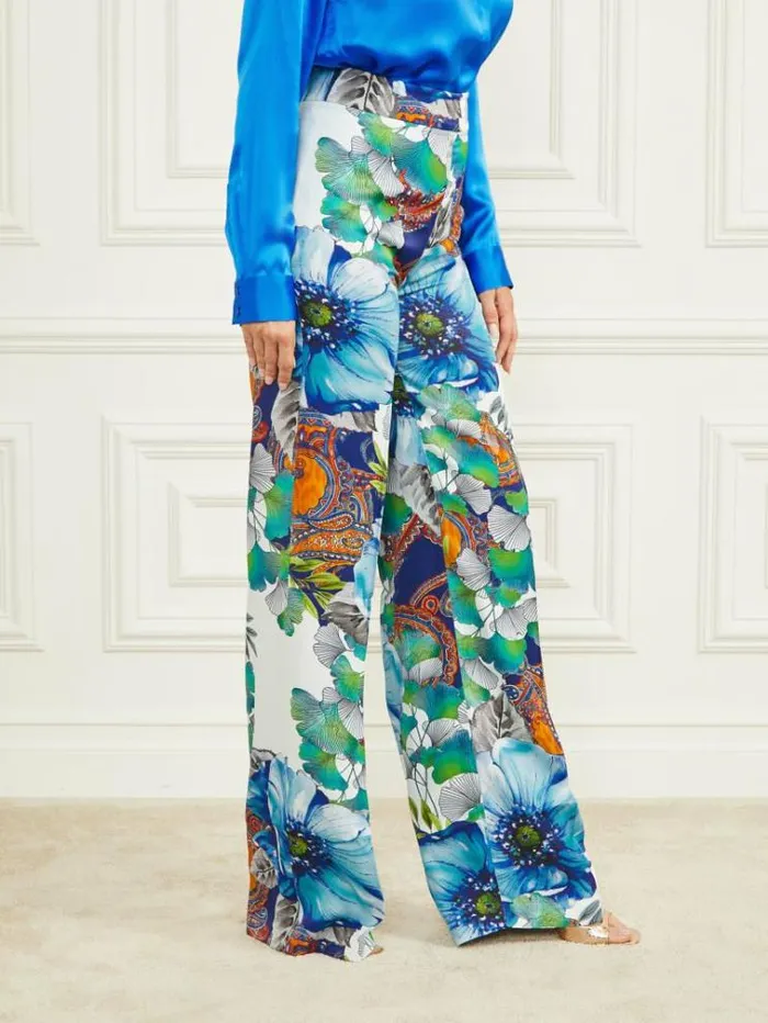 Women Bottoms Marciano Lucy Pant Lucky Charm Print