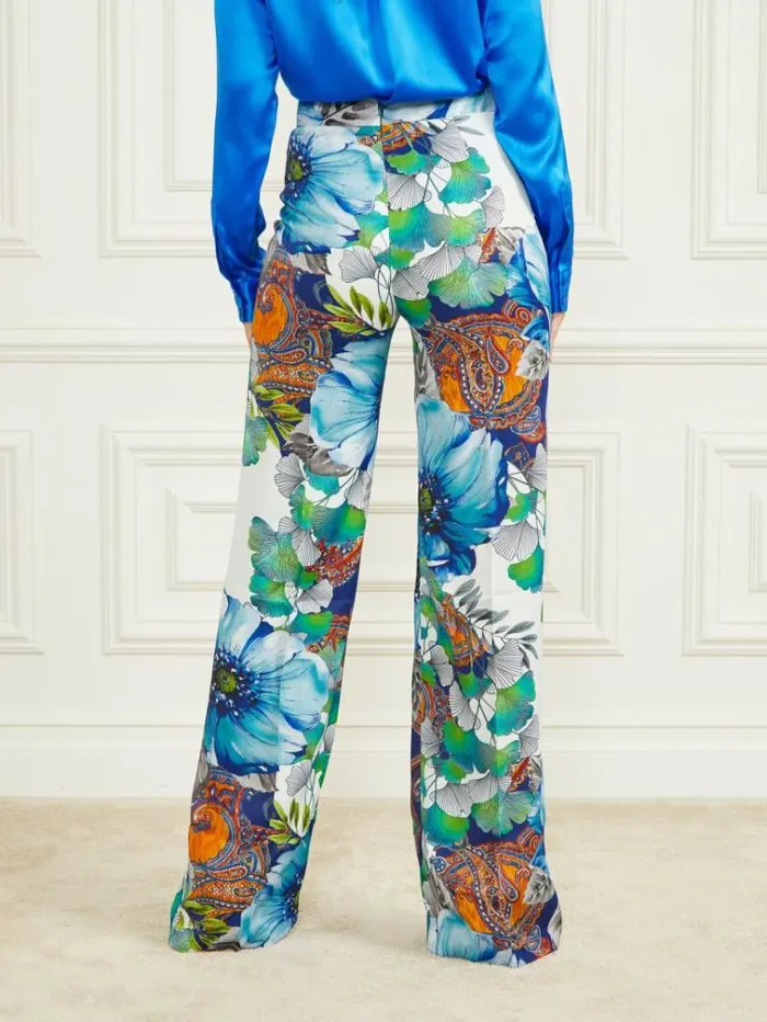 Women Bottoms Marciano Lucy Pant Lucky Charm Print