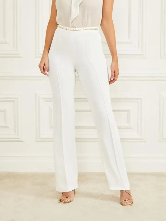 Women Bottoms Marciano Nausica Pant Pale Pearl