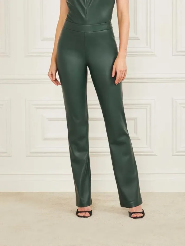 Women Bottoms Marciano Sally FauxLeather Pant Alpine Grove Women Bottoms Marciano Sally FauxLeather Pant Alpine Grove