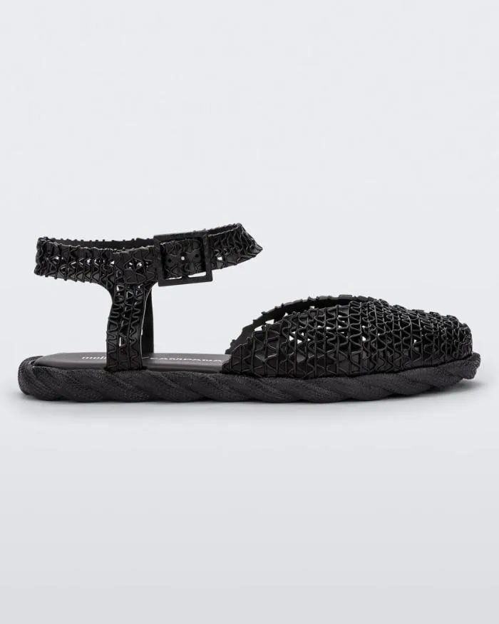 Women Campana Espadrille Black Melissa Sandals
