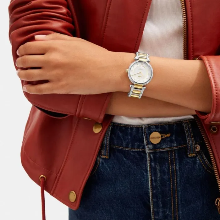 Women Cary Watch 34 Mm Two Tone Coach Watches