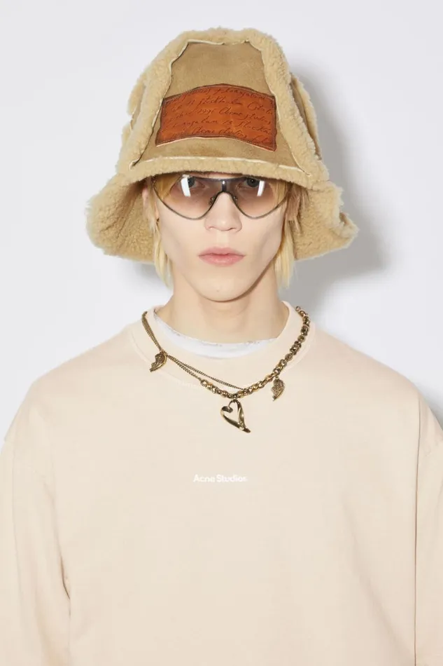 Women Charm Necklace Antique Gold Acne Studios Jewellery