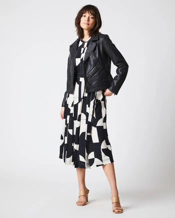Women Classic Moto Black Billy Reid Jackets and Outerwear