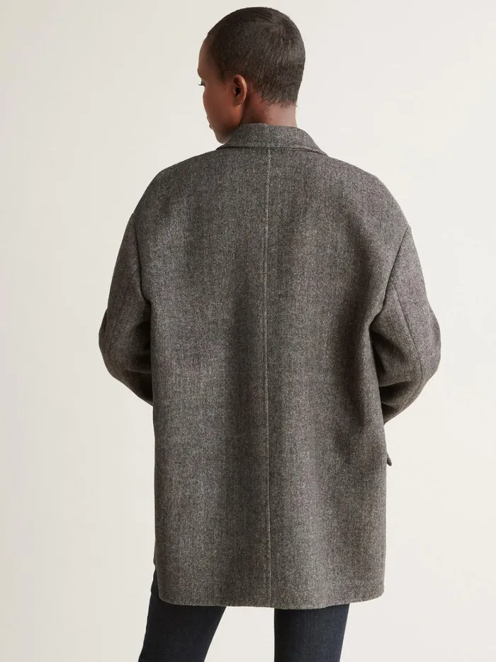 Women Clothing Cyrillus Herringbone Woollen Jacket