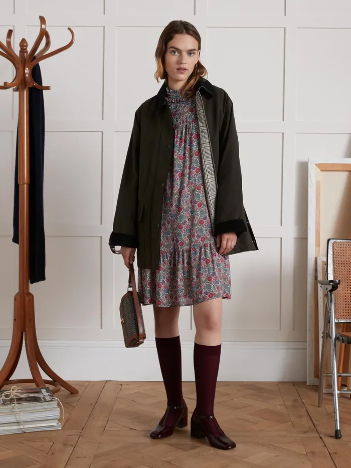 Women Clothing Cyrillus Short Tapestry Print Dress Made With Liberty Fabric 8211 The Limited Collection Lib Tapestry