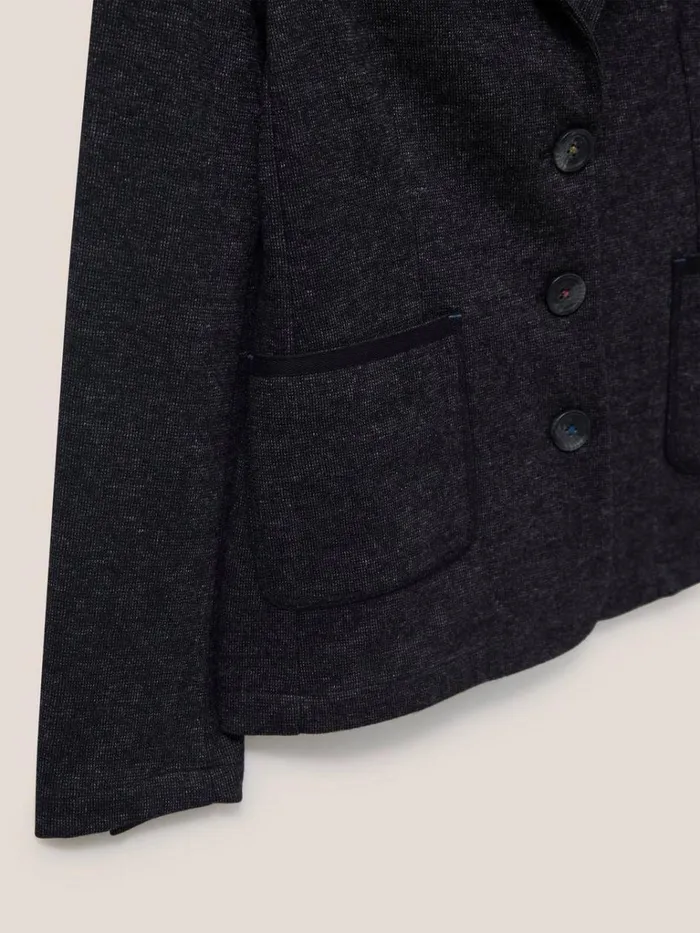 Women COATS and JACKETS White Stuff Olivia Wool Mix Blazer Grey Multi Women COATS and JACKETS White Stuff Olivia Wool Mix Blazer Grey Multi