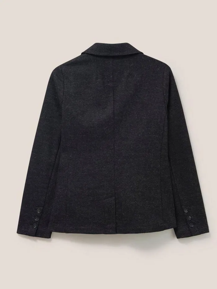 Women COATS and JACKETS White Stuff Olivia Wool Mix Blazer Grey Multi Women COATS and JACKETS White Stuff Olivia Wool Mix Blazer Grey Multi