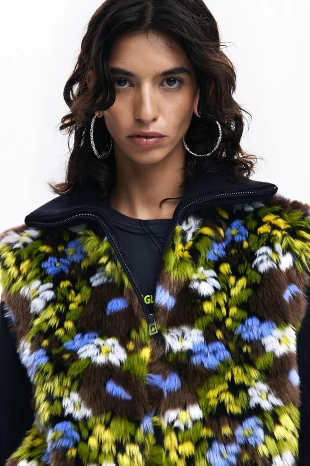 Women Coats And Jackets Desigual Combined Floral Jacket