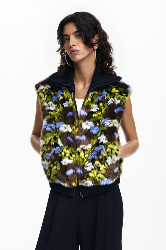 Women Coats And Jackets Desigual Combined Floral Jacket