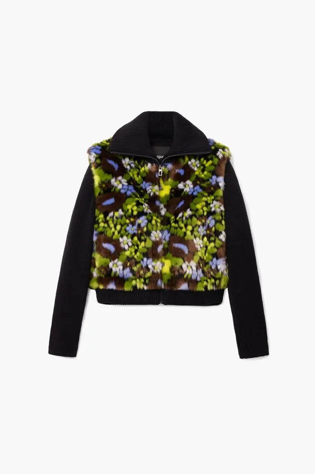 Women Coats And Jackets Desigual Combined Floral Jacket