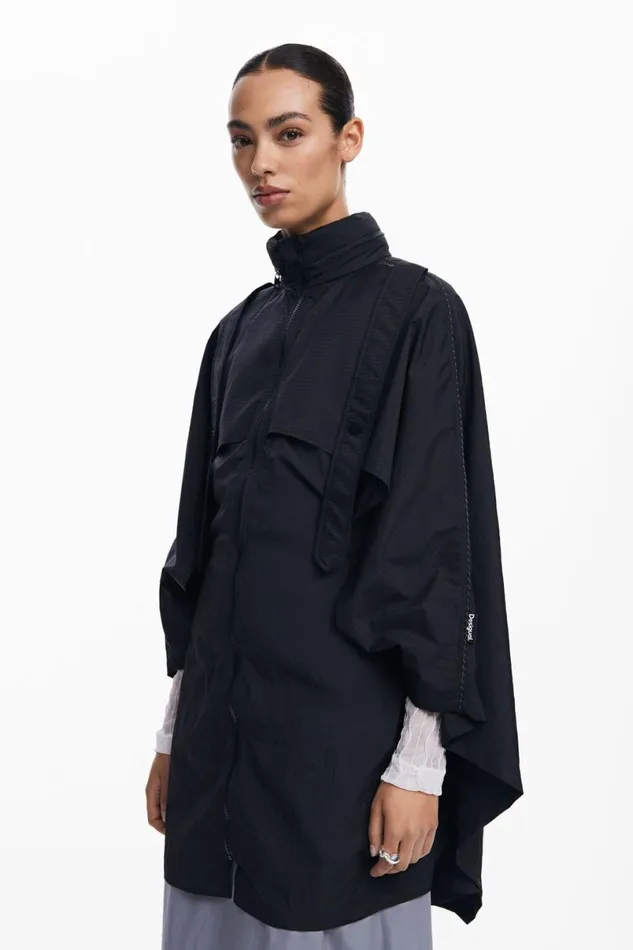 Women Coats And Jackets Desigual Poncho Pocket