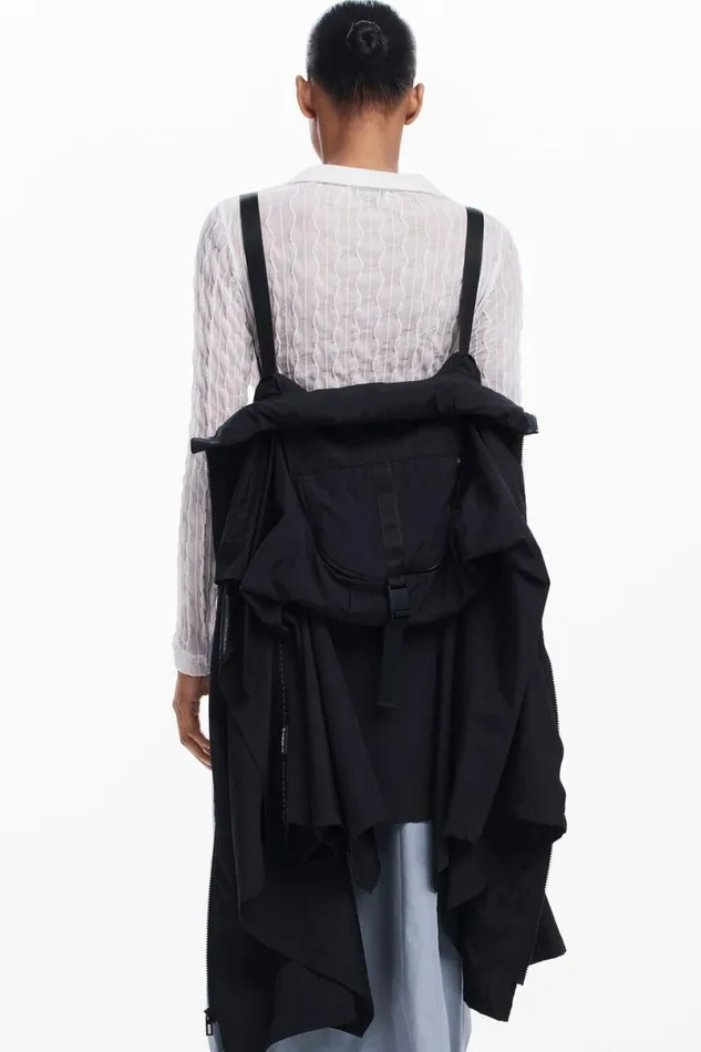 Women Coats And Jackets Desigual Poncho Pocket