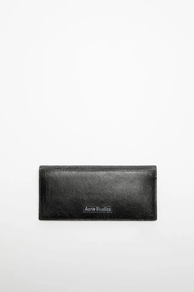Women Continental Wallet Black Acne Studios Small Leather Goods
