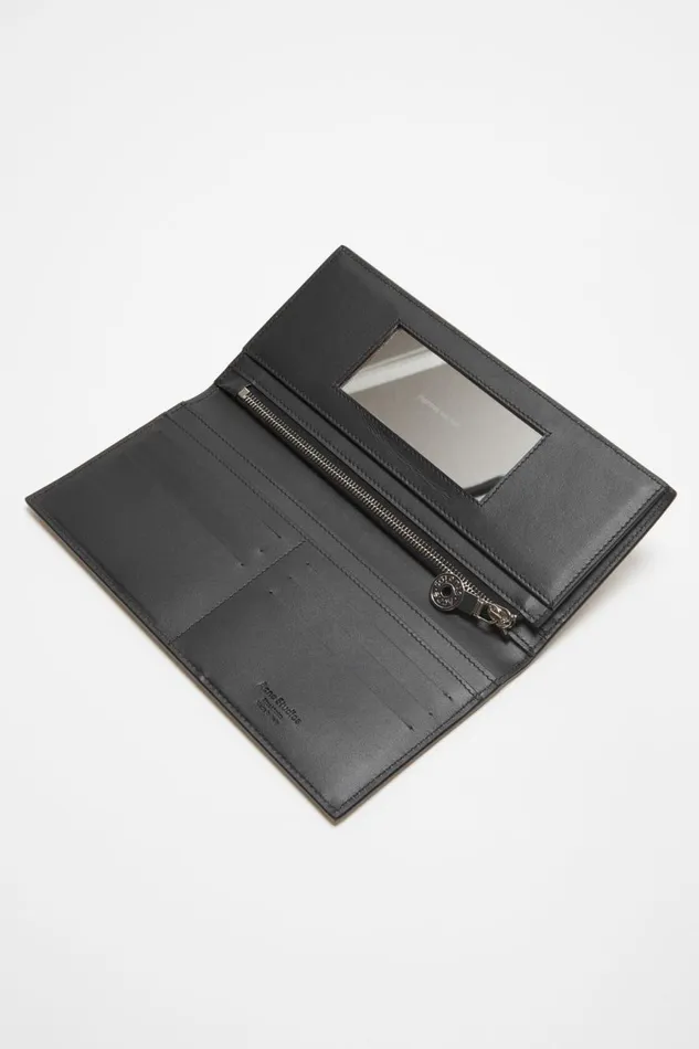 Women Continental Wallet Black Acne Studios Small Leather Goods