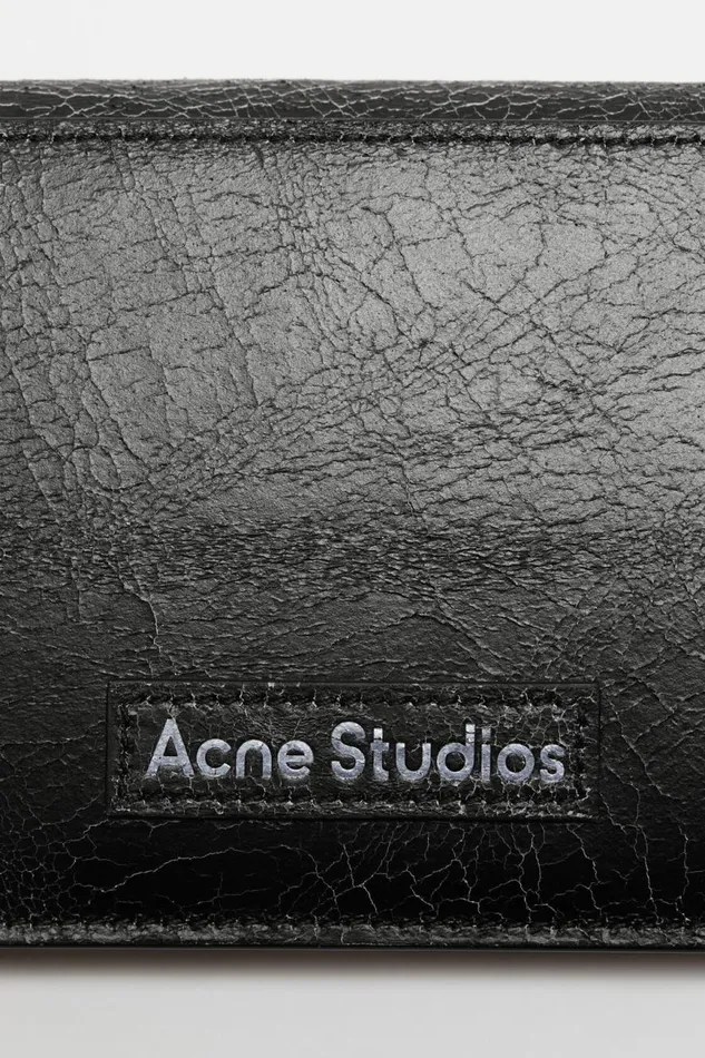 Women Continental Wallet Black Acne Studios Small Leather Goods