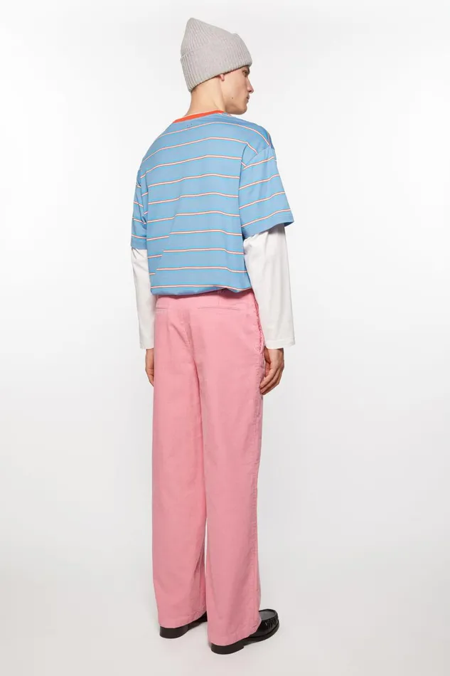 Women Cord Trousers Tango Pink Acne Studios Trousers