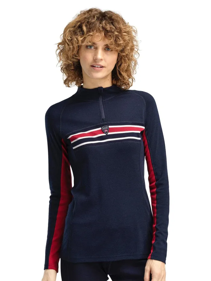 Women Dale Of Norway Baselayer Aksla Half Zip Baselayer
